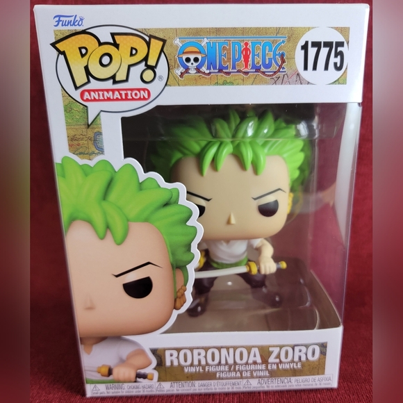 Roronoa Zoro funko # 1775 (nib) With pop protector - Picture 2 of 7